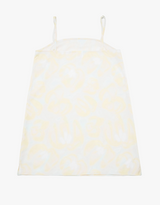 [Webhouse x BOMI] Sunny Blossom Blur Scarf Dress - Yellow