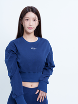 CROPPED TOP DN LOGO SWEATSHIRT