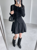 corduroy balloon skirts