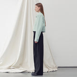 ステッチディテールドボンバージャケット PASTEL MINT