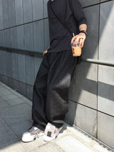 Luca Non-Fade Denim Slacks 2C