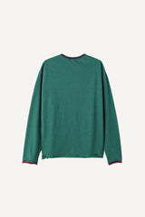 Color matching stripe long sleeve