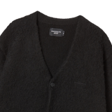 24FW Vネックソリッドカーディガン ブラック