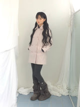 Raglan A-line coat