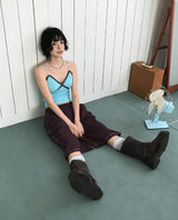 STUD LINE BERMUDA PANTS 