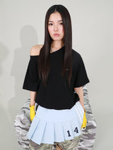 14 オフショルダーT(BLACK)