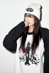 Amita Raglan Long Sleeves White