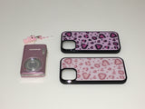 heart leopard (pink) case 