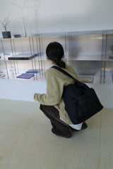 puff pocket padding bag (black)