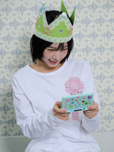 CORSAGE SIDE POINT SLIM LONG SLEEVE