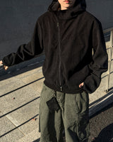 Bio unbalanced corduroy warmer jacket