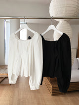 Piano puff blouse