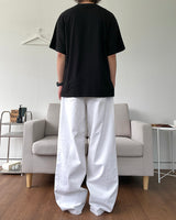 Basic Cotton Wide Pants 4C