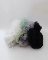CHIFFON SHIRRING BAG (4COLORS!)