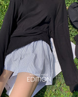 [MADE] T-jahn striped shorts