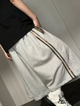 Two Track Side Pocket Military Elastic Bermuda Shorts 2color