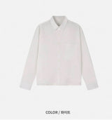 [F/W] Basic crop shirts(3color)