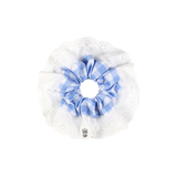 CHECK LACE SCRUNCHIE (3 COLORS)