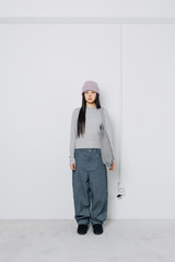 Twister Star Stripe Beanie - Grey/Pink