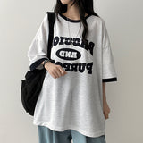 テロカラーオーバーフィット半袖Tシャツ
