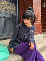 26FW★ [BAONHAUS] Haydin Patch Over Long Sleeve Tee