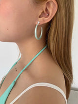 Mint O ring earrings