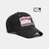 ビッグサイズ XL HIGHLAND キャップ ブラック