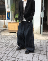 No.1387 st サイドポイントビッグデニムパンツ