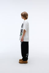 ウィークエンドウォリアーピーポーアートワークTシャツ (ホワイト)