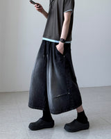 Upi Studded Bermuda Denim