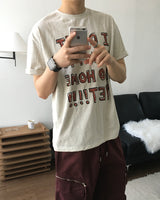 ゴーホームプリンテッドTシャツ
