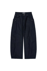 Double pocket herringbone pants