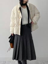 Giel Wool Pleated Skirt