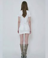 DROOP LINE TEE DRESS