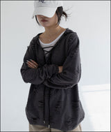 dedd damage knit hoodie
