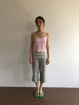Over-banded Capri Pants (3color)