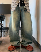 Curved Printing Balloon Pants