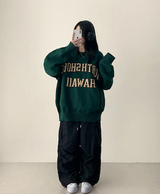 リードニーピンタックヘムストリングワイドパンツ