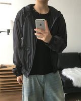 Woods Printing Hooded Windbreaker
