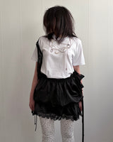 パール ネックレス Tシャツ