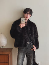 Cudi Over Fur Jacket