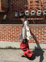 26FW★ [BAONHAUS] Half-Len Over Stripe Shirt