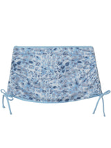 REVERSIBLE MINI SKIRT (SODA BLUE/LEOPARD)