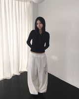スナップクロップフーディ