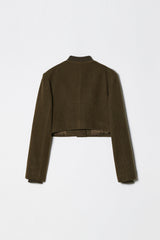 WOOL SLIM STADIUM JUMPER