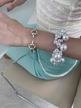 Pearl crochet bracelet