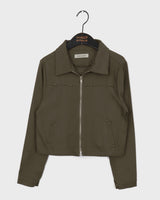 [MADE] Nicho Rivet Stud Collar Two Way Cotton Zip-Up