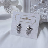 [IZNA Mai Piercing] Cosmic Mineral Piercing - Silver Color