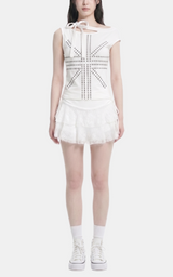 Nua Modern Stud Pattern Top