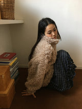Boucle Half-Neck Zip-Up (2 Colors)
